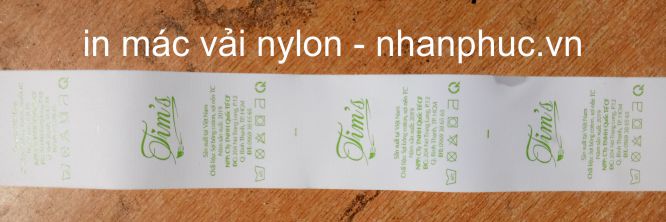 in tem nhãn mác vải nylon giá rẻ ở tại Hà Nội
