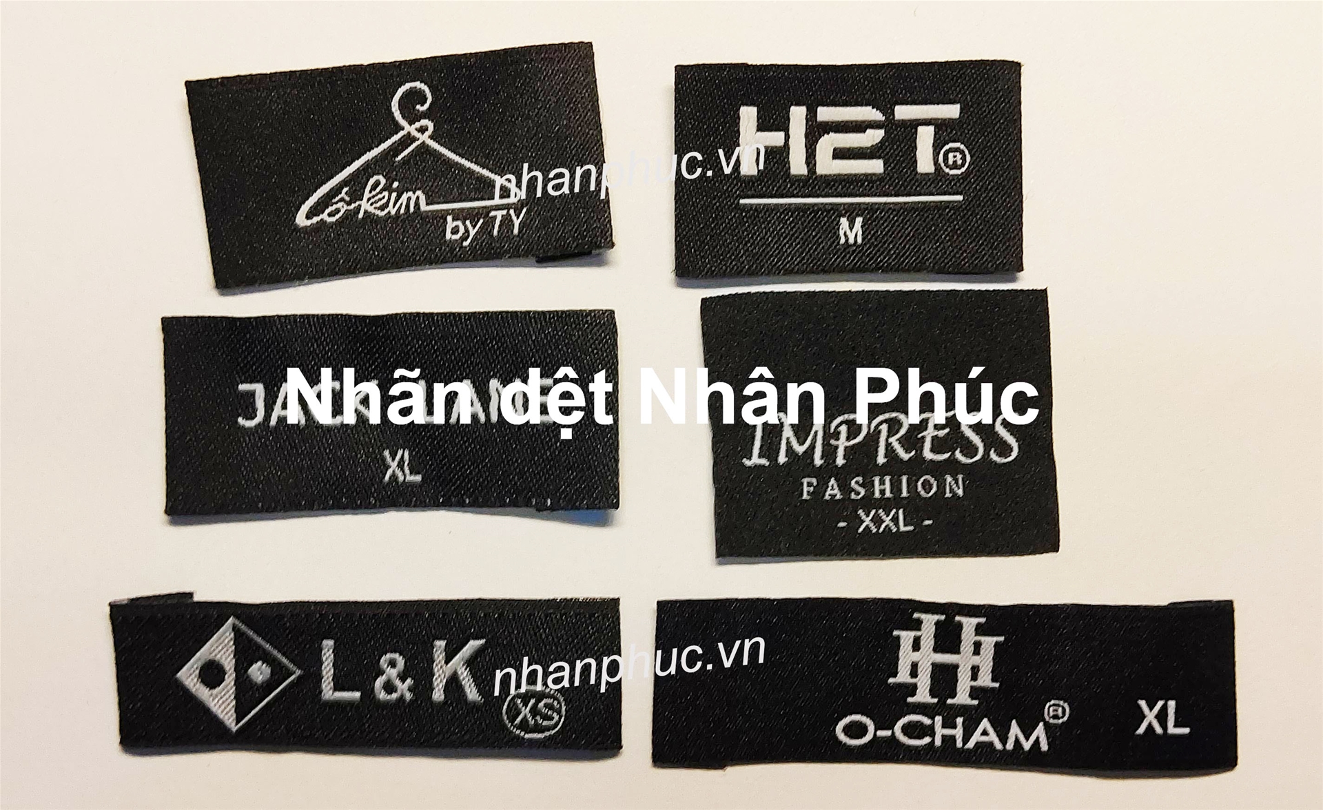 Tem nhãn mác in vải quần jean, quần bò, quần âu, quần tây, quần len, quần kaki, quần lửng, quần vải