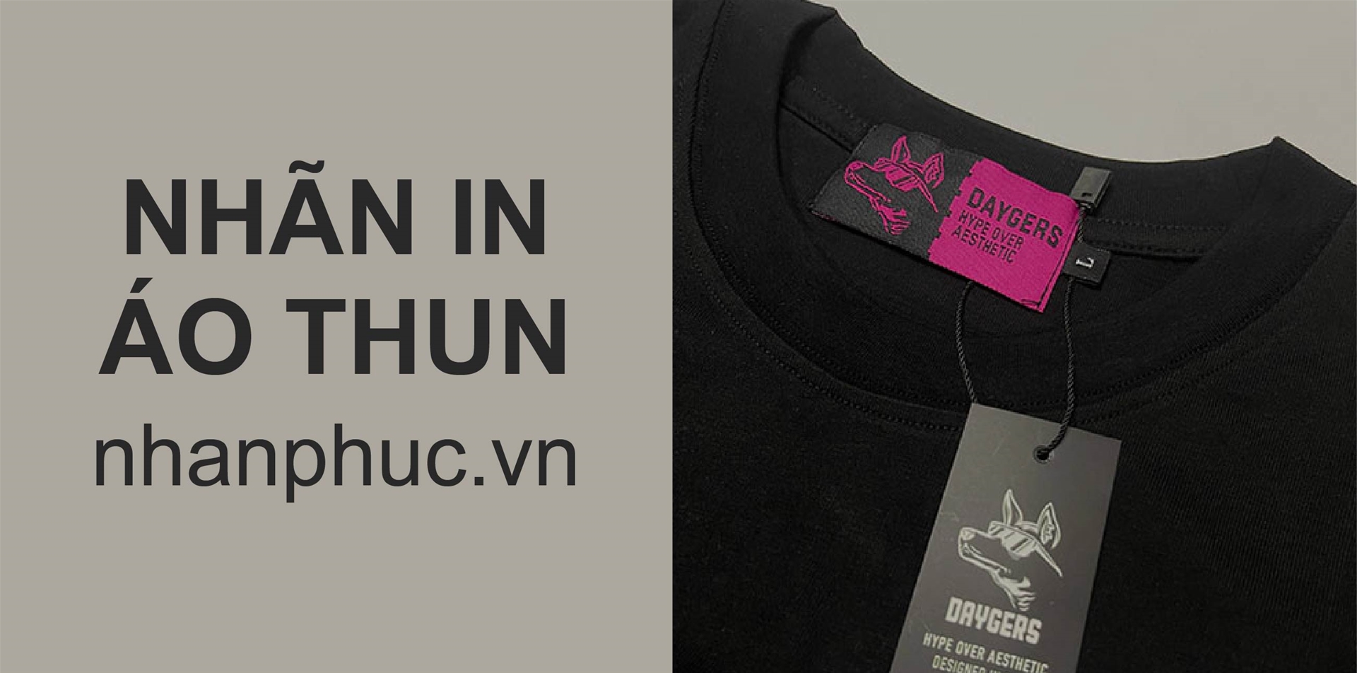 Nhãn in áo thun