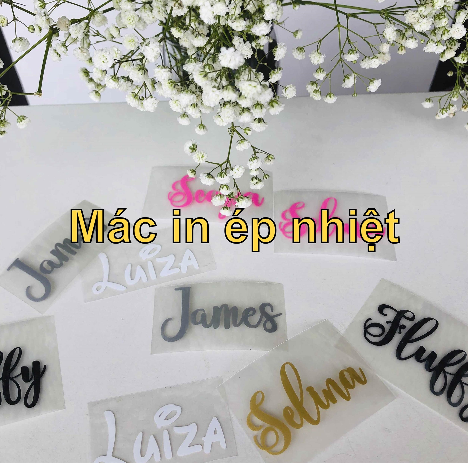 Tem nhãn mác in ép chuyển nhiệt ở tại Hà Nội