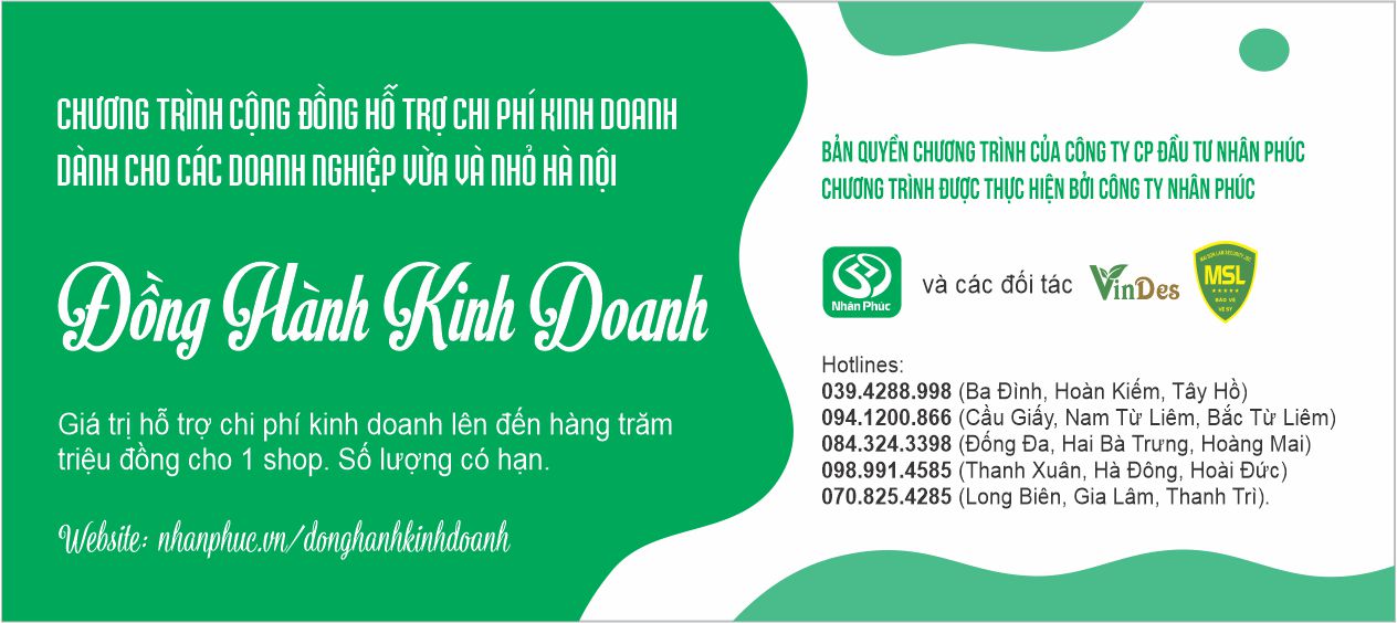 Nhân Phúc đồng hành kinh doanh 2024-2030