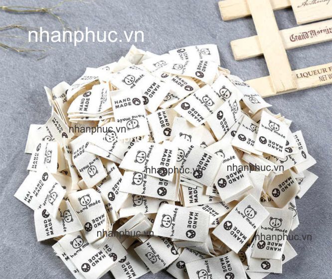 Tag mác vải cotton tag mác vải Nhân Phúc giá rẻ ở tại Hà Nội