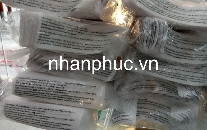 Nhân Phúc chuyên in mác vải nylon giá rẻ, giá xưởng gốc nhà máy tại Hà Nội